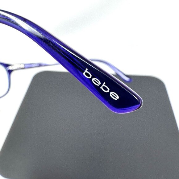 Bebe Eyeglasses BB5123 Sparkle (505) Plum Frames 53 [] 16 135 Flex Hinges - Picture 7 of 11